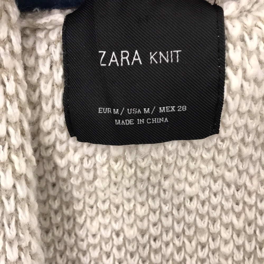 Zara Hooded Knit duster sweater - Picture 5 of 7